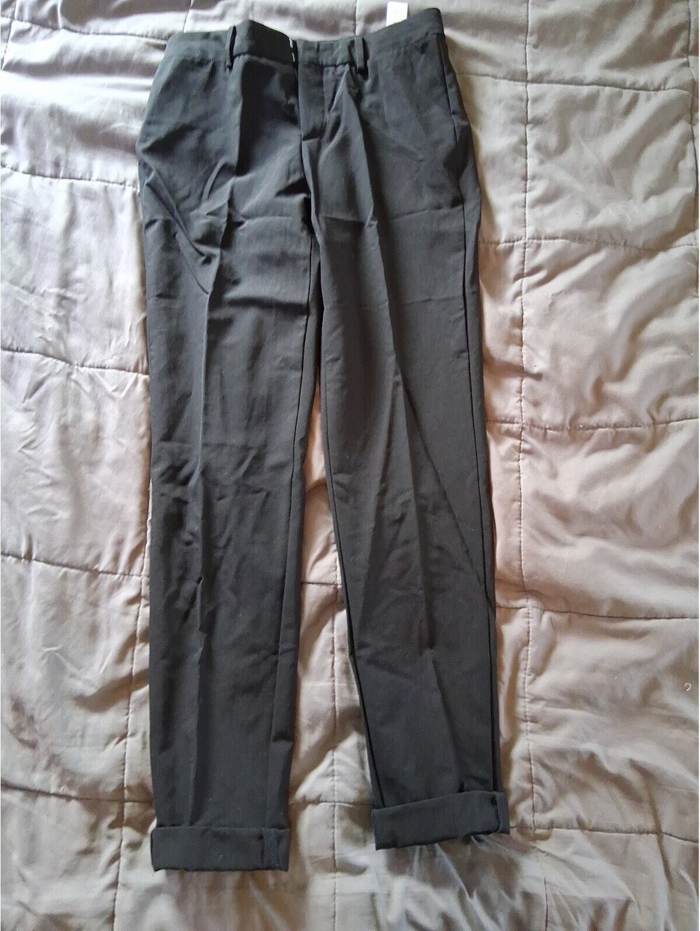 Coach Dress Pants Black Wool Blend Trousers Women's size 0 C2